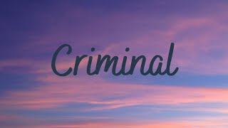 Britney Spears  Criminal song lyrics  Criminal  Lyrics Video [upl. by Eentihw118]