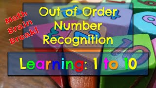 Learn Numbers 110  Out of Order Number Recognition  Identify Numbers  Learn English Numbers [upl. by Drye953]