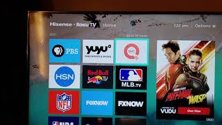 Whats on my Smart TV Hisense Roku TV 2018 [upl. by Hesper]