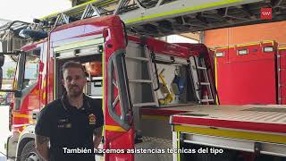 Nuevas autoescalas de los Bomberos de la Comunidad de Madrid [upl. by Abram]