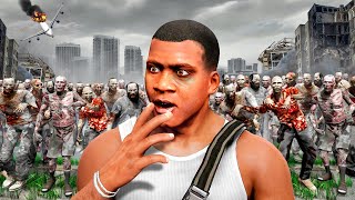 The BIGGEST ZOMBIE Apocalypse in GTA 5 [upl. by Attenweiler]