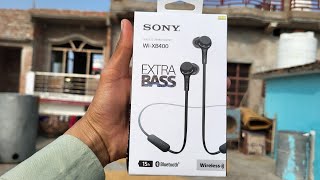 SONY WIXB400 Unboxing and Review  Best Neckband From Sony Under 2k [upl. by Nocaj]