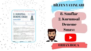 BİLFEN YAYINLARI 8 SINIFLAR KURUMSAL 2 DENEME SINAVI [upl. by Malka]