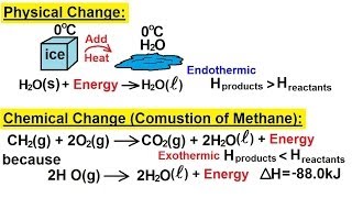 Chemistry  Thermochemistry 4 of 37 Enthalpy Physical and Chemical Change [upl. by Leboff]