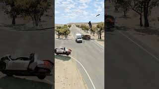 Realistic Highway Car Crashes 91  BeamNGdrive [upl. by Hayidan]