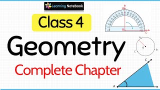 Class 4 Maths Geometry Complete Chapter [upl. by Lrad377]