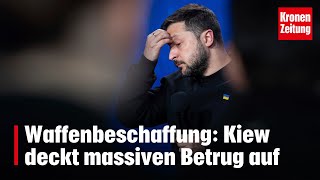 Waffenbeschaffung Kiew deckt massiven Betrug auf  kronetv NEWS [upl. by Hilarius]