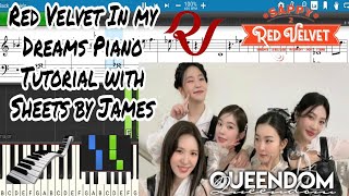 Red Velvet In my Dreams Piano Tutorial with Sheets By James 🎬🎬🎬JamesMusicLyrics [upl. by Llerraf]