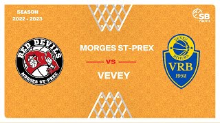 U18 National  Day 14 MORGES STPREX vs VEVEY [upl. by Kcired]