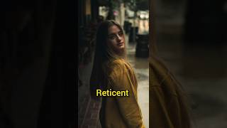 Reticent means shorts viral english trending englishteacher reticent vocabulary facts gk [upl. by Christie]