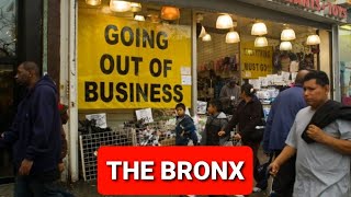 RECESSION  GOING OUT BUSINESS NYC SOUTH BRONX DAILY TOUR [upl. by Lechner]