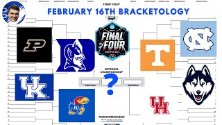 Bracketology Update  February 16 2024 [upl. by Ennaj]