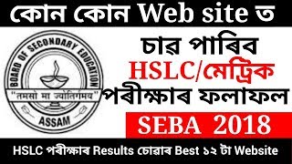 Assam HSLC Results Check Best Website 2018 By Tik Tok Help [upl. by Trab168]