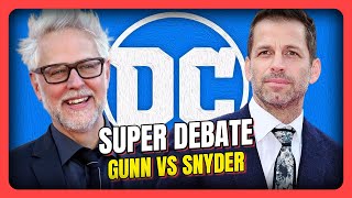 Super Debate DC en el Cine 🔥 James Gunn VS Snyderverse [upl. by Claribel]