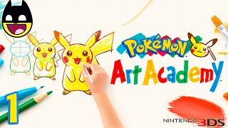 Pokémon Art Academy Part 1  Nintendo 3DS [upl. by Ykciv]