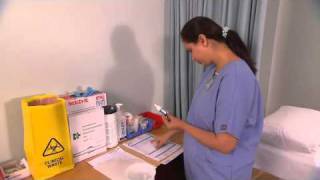 Medical Assistant Training Irrigate Ear and Instilling Ear Medication [upl. by Navannod]