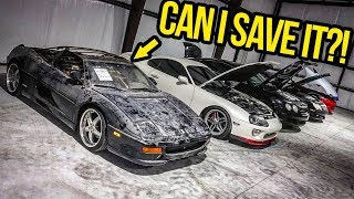 My Cheap Ferrari Finally Comes Home And BIG SHOP NEWS  GARAGE UPDATE [upl. by Akceber]