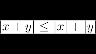 Démonstration  Inégalité triangulaire [upl. by Asilej]