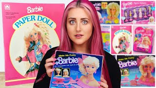 I Tested Vintage Barbie Crafts from our Childhood [upl. by Crim]