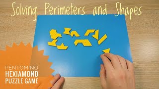 Solving Puzzle Pentomino Hexiamond Pentominoes solutions [upl. by Gomer]