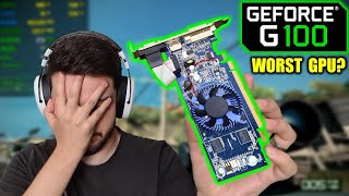 GeForce G 100  The Slowest GPU Ive ever Tested [upl. by Itak683]