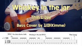 Whiskey in the jarThin Lizzy Bass Cover [upl. by Iphlgenia932]