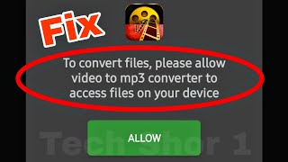 How to Fix Video to mp3 Converter Not Starting Problem Solve [upl. by Spatz]