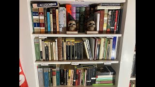 Bookshelf Tour Pt 2  Ancient Greece Ancient Rome and Reference Books [upl. by Yrokcaz]