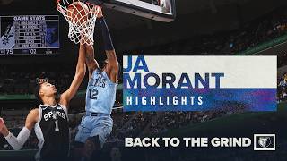 Ja Morant Highlights  San Antonio Spurs vs Memphis Grizzlies [upl. by Otinauj616]