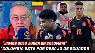 🚨PRENSA BOLIVIANA quotColombia esta muy por debajo de ecuador y Uruguayquot🔥  ¡CRITICAS a JAMES😱 [upl. by Eisak]