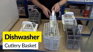 How to replace a dishwasher cutlery basket [upl. by Ahserb868]