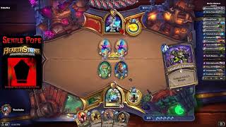 Hearthstone AoO WILD  Machinegun Mage vs Murloc Shaman  7 17 2020 [upl. by Ahsekar]