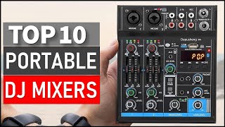 TOP 10 Best Portable DJ Mixers for 2024 [upl. by Nanine]