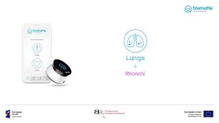 Lungs auscultation  rhonchi 1 [upl. by Freed837]