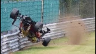 Crashes on the kemmel straight Spa Francorchamps [upl. by Ivzt510]