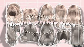 blonde amp grey hair Codes for berry avenue  bloxburg  ✨🌸 [upl. by Smiley]