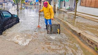 Mastering Drain Unclogging From Flooded Streets to Clear Pathways [upl. by Llessur]