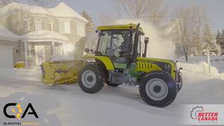 Tracteur Better 150  Un outils de déneigement professionnel [upl. by Atinor372]