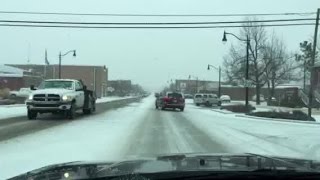 Collinsville snow on Feb 27 [upl. by Chaddy]