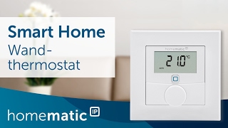 Wandthermostat  einfach erklärt  Homematic IP [upl. by Hsak]