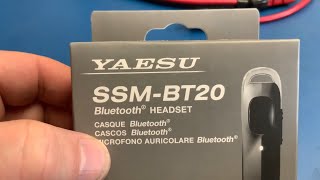 Yaesu BT20 Ear Piece how to assemble and what the parts are [upl. by Arreit]