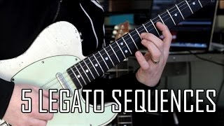 5 Legato Pentatonic Patterns [upl. by Esenwahs]