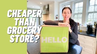 HelloFresh Review and Cook With Me Is It Cheaper Than The Grocery Store 2023 [upl. by Thacher]