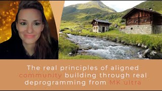 The real principles of aligned community building through real deprogramming from MK ultra [upl. by Shanie]