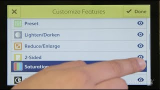 Xerox VersaLink Quick Tip Customize Your Feature List [upl. by Bailar]