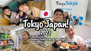 Tokyo Japan Day 1 EXPENSES Reveal  TRAVEL TIPS  LandasFamVlogs [upl. by Ainelec]