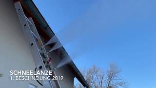 Schneelanze 19 ⎜Schneekanone Eigenbau  Schnee selber machen⎜Snowgun [upl. by Ylliw674]