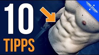 Die 10 besten Tipps für dein SIXPACK  EINFACH IST ES NICHT [upl. by Anyl]