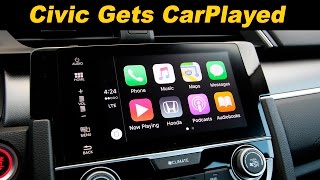 2016 Honda Civic Infotainment Review With CarPlay amp Android Auto [upl. by Shanon]