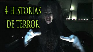 ESPECIAL 4 HISTORIAS DE TERROR RELATOSDELANOCHE [upl. by Awjan519]